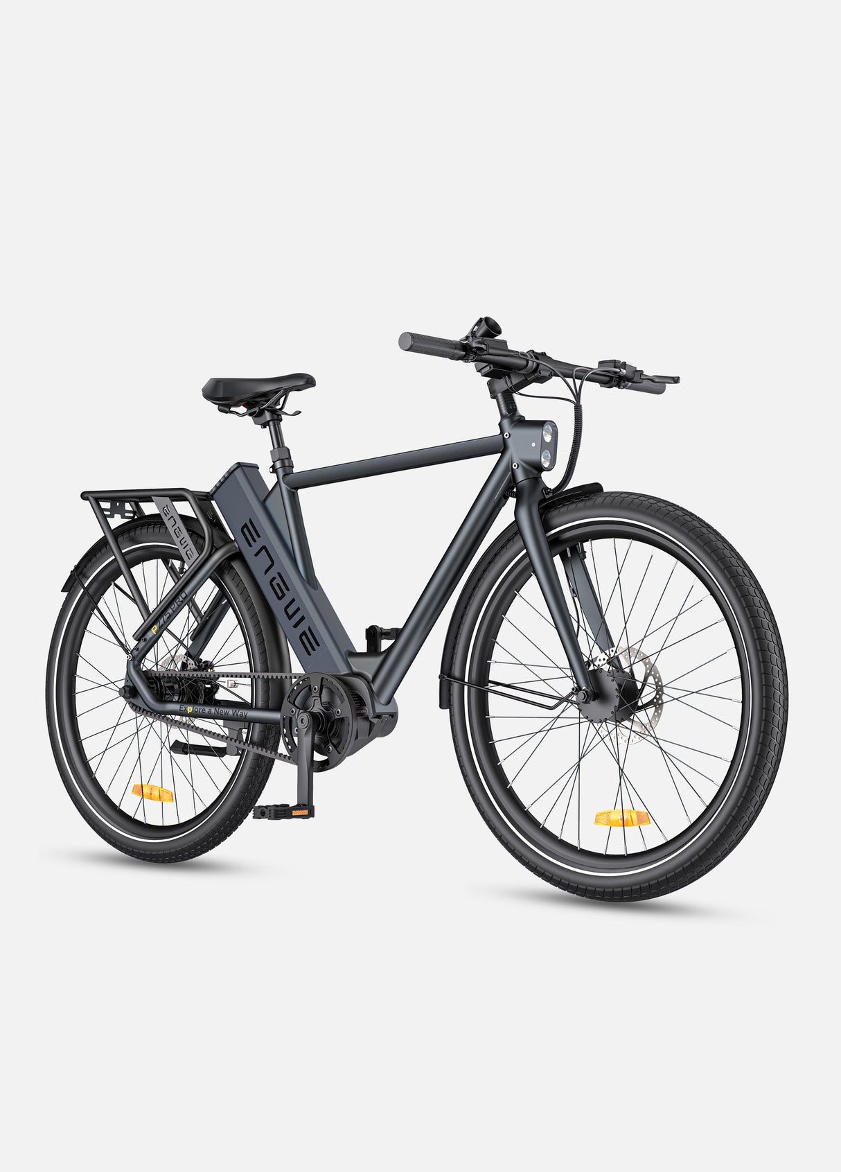 black urban bike ebike engwe p275 pro