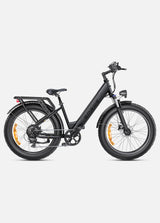 a black engwe e26 fat tire ebike