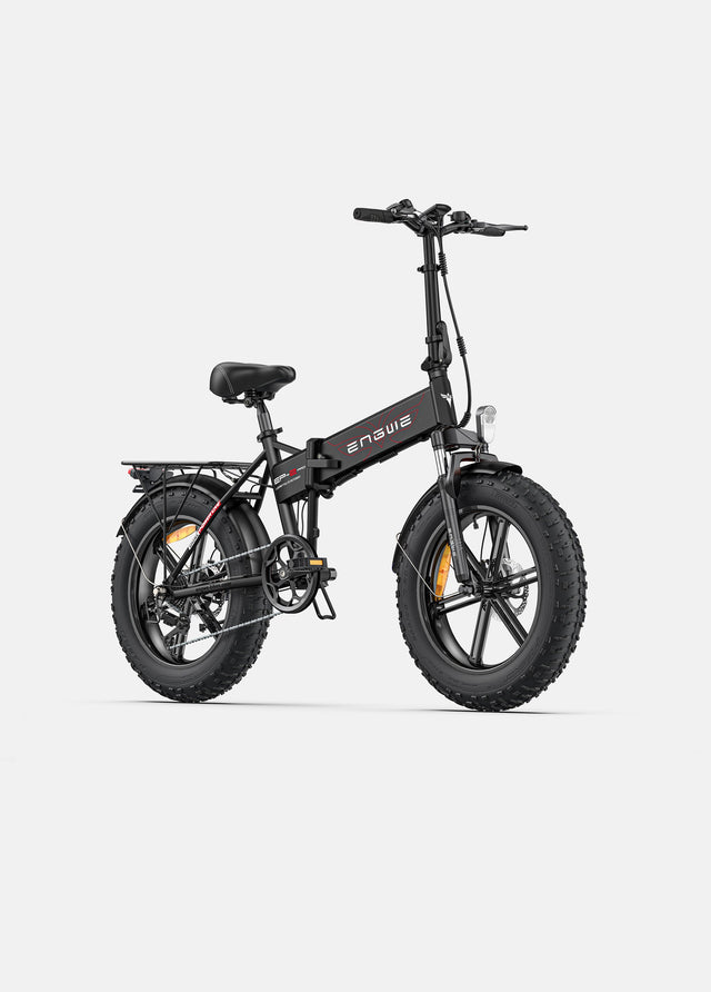 a black engwe ep-2 pro foldable ebike